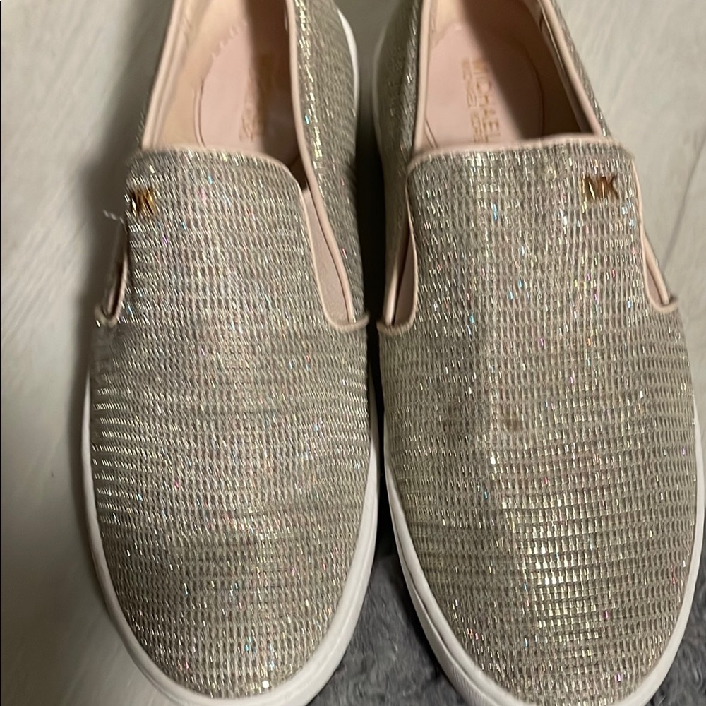 Michael Kors Glitter Slip-On Sneakers